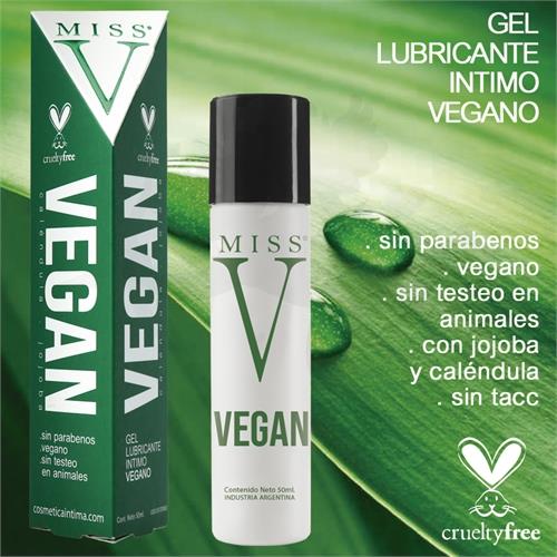 Gel intimo lubricante Vegano